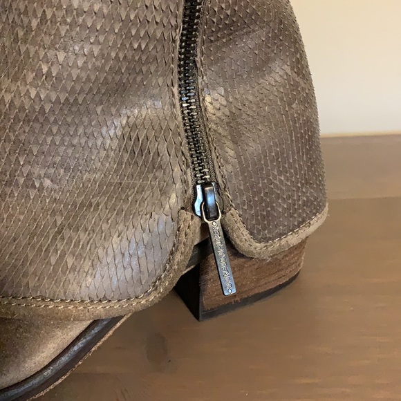 Donald J. Pliner Taupe Leather Boots - Women’s Size 6 - Picture 9 of 10